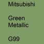 Preview: Mitsubishi, Green Metallic, G99.